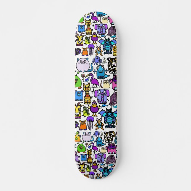 "das Alphabet" - Skateboard (Vorne)