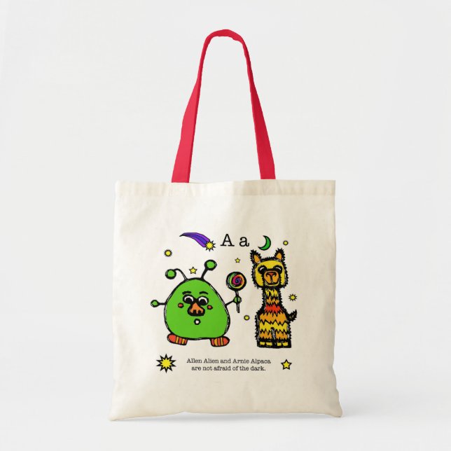 Das Alphabetbuch - der Buchstabe A - Tragetasche (Vorne)