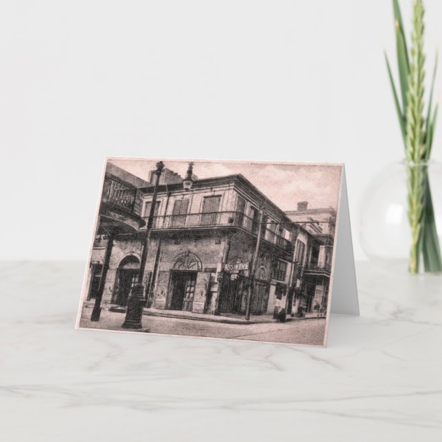 Das alte Absinth House Karte (Vorderseite)
