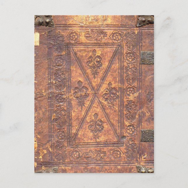 Das alte Buch Postkarte (Vorderseite)