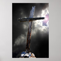 Das alte gequälte Kreuz