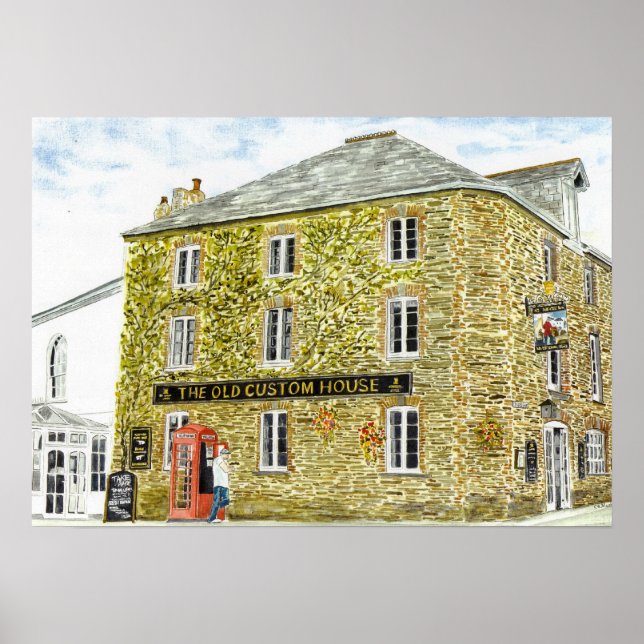 'Das alte Haus der Kunden' Poster (Vorne)