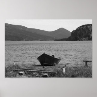 Das alte Holzboot Poster