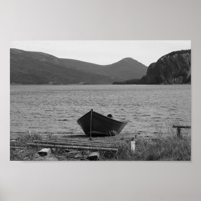 Das alte Holzboot Poster (Vorne)