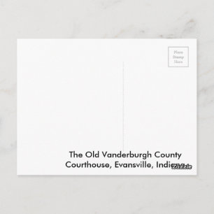 Das alte Vanderburgh-Landkreis-Courthouse Postkarte