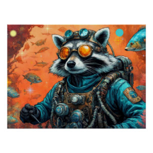 DAS ALTER DES STAHLRAKCOONS POSTER