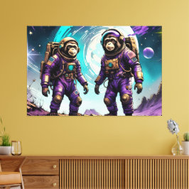 DAS ALTER DES STAHLTAMARIN-MONKEY 7 LEINWANDDRUCK