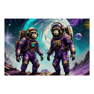 DAS ALTER DES STAHLTAMARIN-MONKEY 7 POSTER