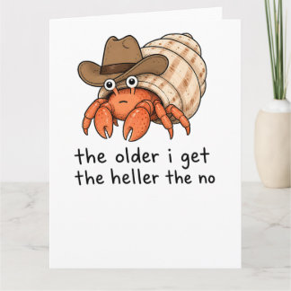 Das Älter Ich Werde Desto Verrückter Der Mcrab Geb Karte