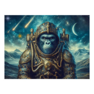 DAS ALTER VON STAHL-GORILLA 8 POSTER