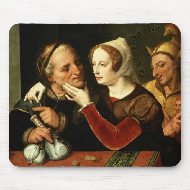 Das ältere man wird, das wütendere man wird mousepad (Vorne)