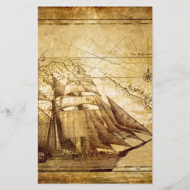 Das älteste Schiff der Weltkarte (Vorderseite)