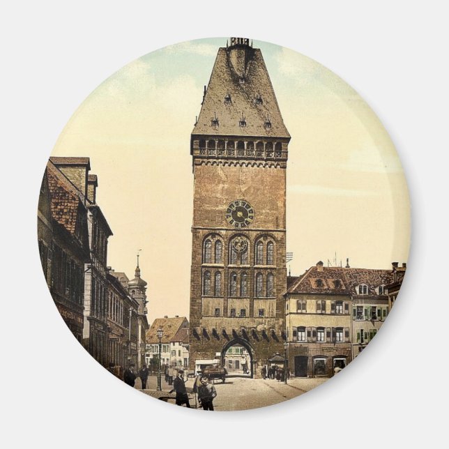 Das Altportel, Speyer, der Rhein, Deutschland selt Magnet (Vorne)