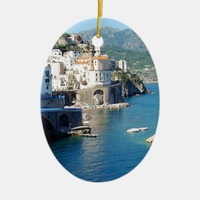 Das Amalfi Vista Keramik Ornament (Vorne)
