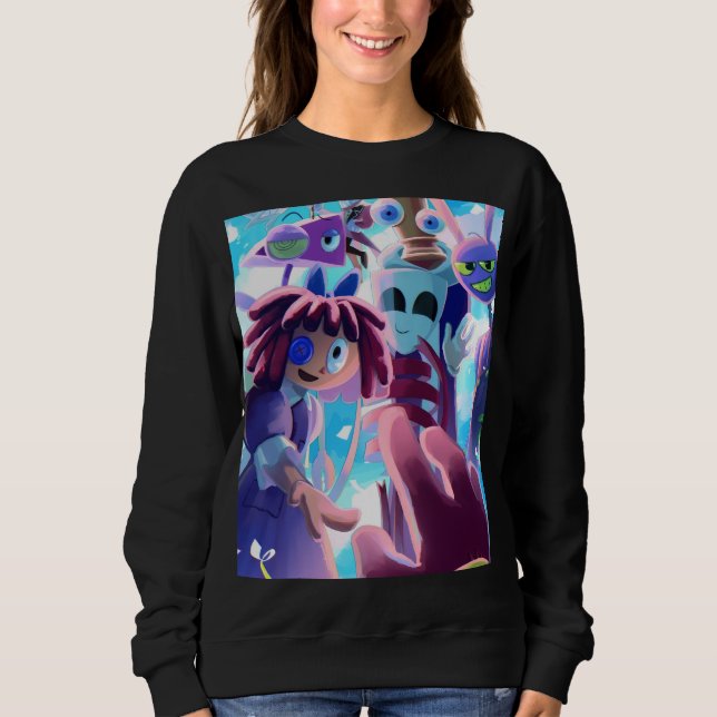 Das Amazing Digital Circus-Shirt Sweatshirt (Vorderseite)