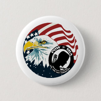 Das amerikanische Eagle POW-MIA Button