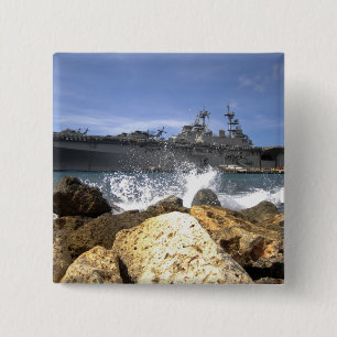 Das Amphibienschiff USS Kearsarge Button