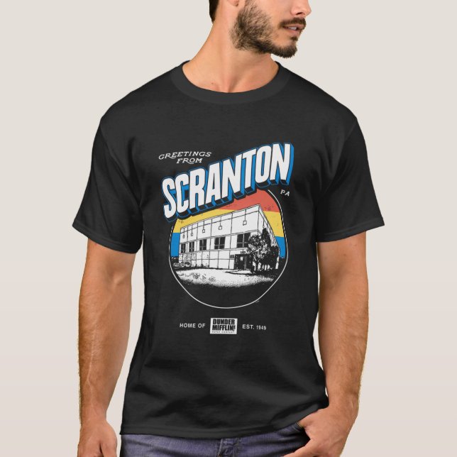 Das Amt begrüßt Scranton T-Shirt (Vorderseite)