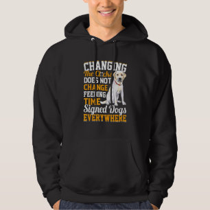 Das Ändern der Uhr ändert nicht die Fütternd Zeit Hoodie
