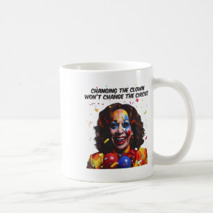 Das Ändern des Clowns ändert den Circus Kamala nic Kaffeetasse