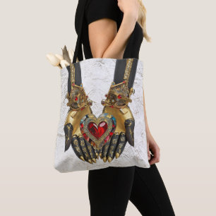 Das Angebot - Herz in den Händen Tasche