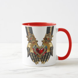 Das Angebot - Herz in den Händen Tasse