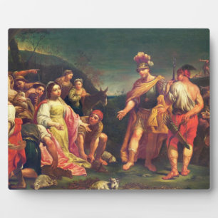 Das Angebot von Abigail vor David Fotoplatte