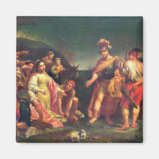 Das Angebot von Abigail vor David Magnet (Vorne)