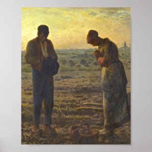 Das Angelus Jean Francois Millet Poster