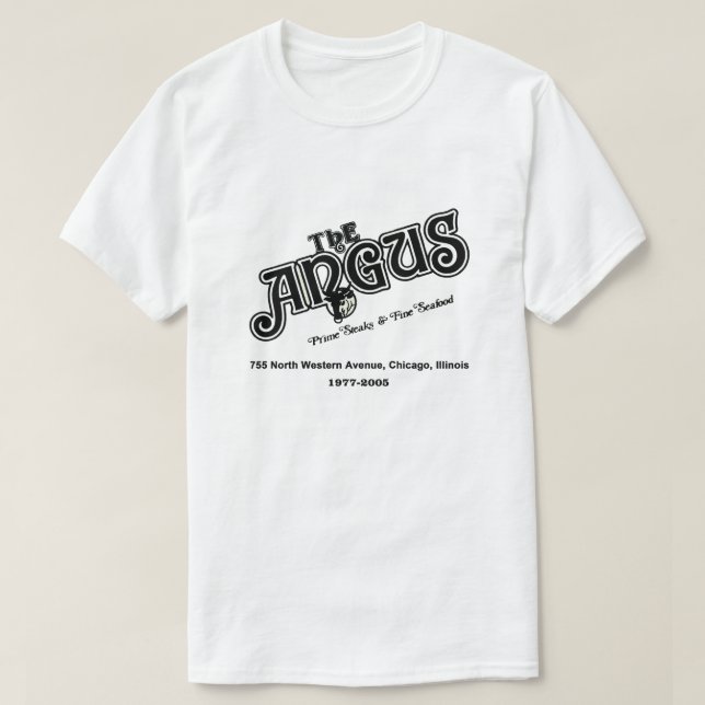 Das Angus Restaurant, Chicago, IL T-Shirt (Design vorne)