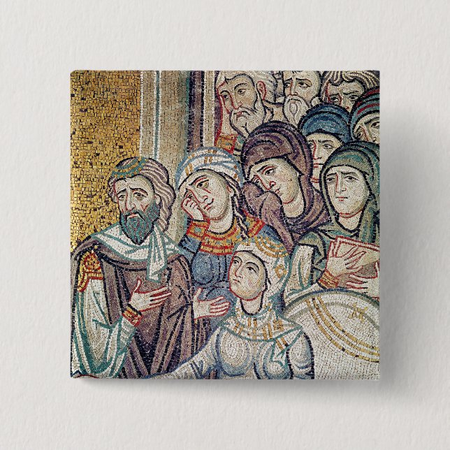 Das Anheben von Jairuss Tochter Button (Vorderseite)