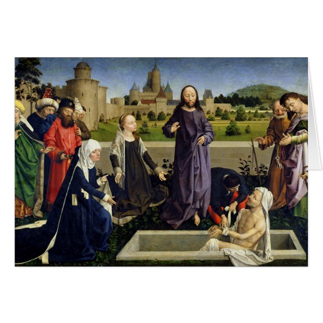 Das Anheben von Lazarus (Vorderseite (Horizontal))