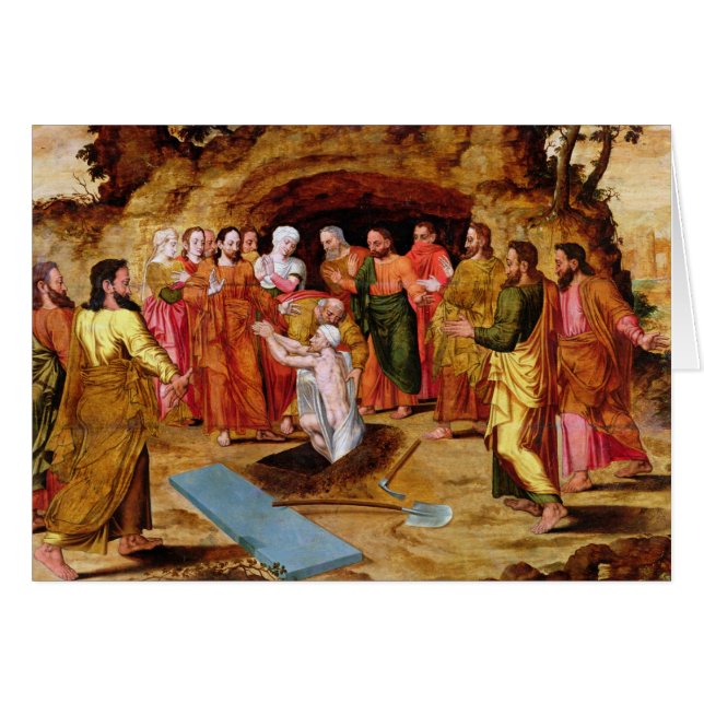 Das Anheben von Lazarus (Vorderseite (Horizontal))