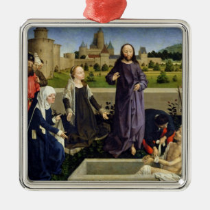 Das Anheben von Lazarus Silbernes Ornament