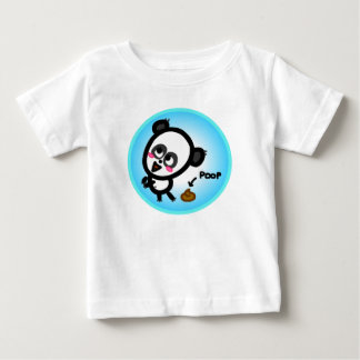 Das animierte Baby - Panda Kackte. Baby T-shirt