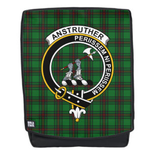 Das Anstruther Jagdklan Wappen Tartan Kariert Rucksack