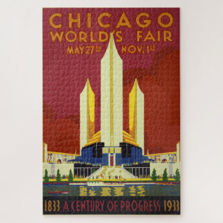 Das antike Chicago World's Fair Poster