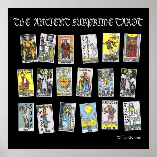 Das antike Subprime-Tarot Poster (Vorne)