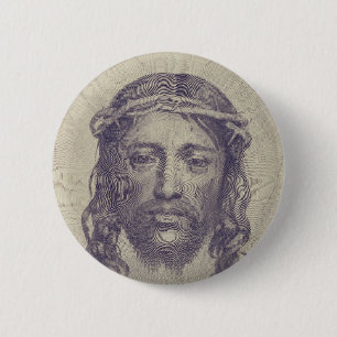 Das Antlitz Christi auf dem Schleier der hl. Veron Button