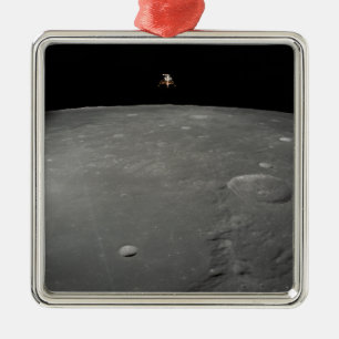 Das Apollo 12 Mondmodul Intrepid Silbernes Ornament
