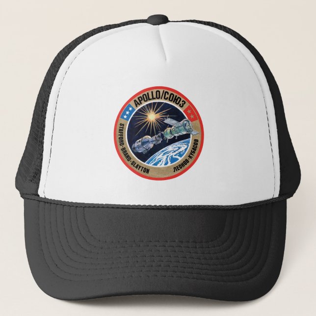 Das apollo--Soyuztest-Projekt (ASTP) Truckerkappe (Vorderseite)