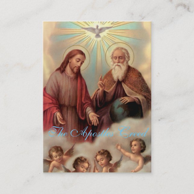 Das Apostelkreuz - Gebetskarte (Flat) Visitenkarte (Vorderseite)