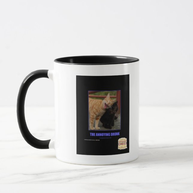 Das ärgerliche betrunkene tasse (Links)