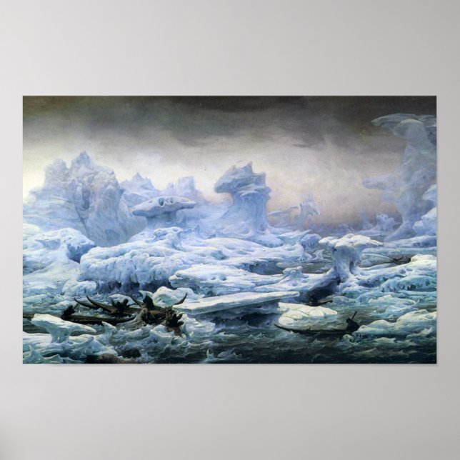 Das arktische Meer Poster (Vorne)