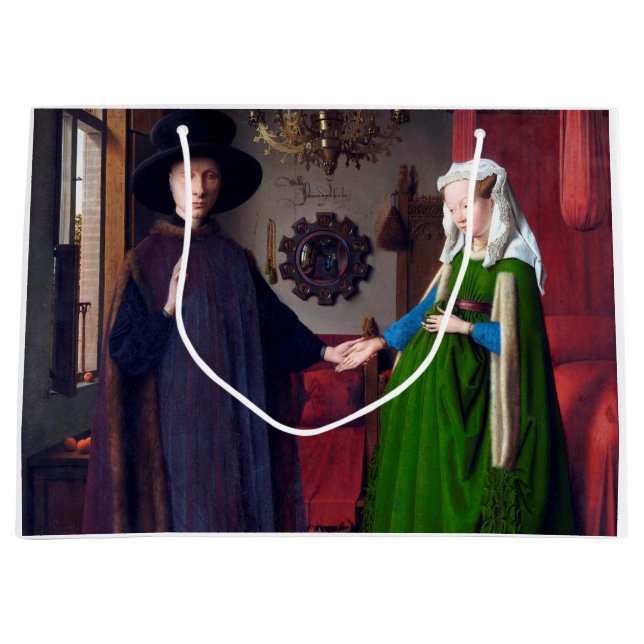 Das Arnolfini-Portrait, Jan van Eyck Große Geschenktüte (Vorderseite)