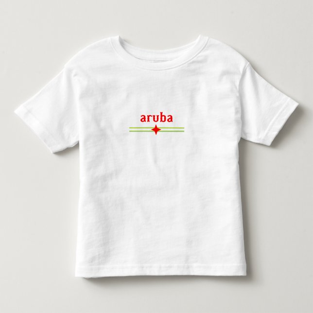 Das Aruba-Entwurf der Kleinkinder mit Kleinkind T-shirt (Vorderseite)