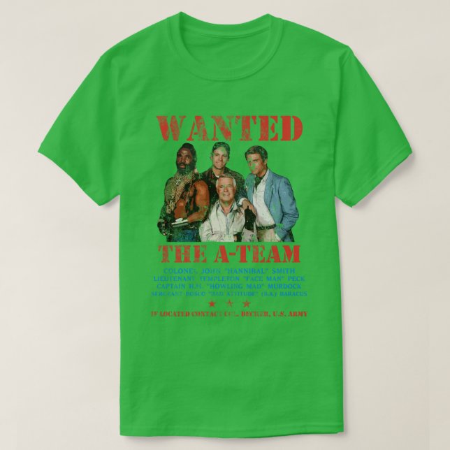 Das ATeam Gewollt Poster T-Shirt (Design vorne)