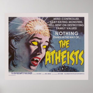 Das Atheisten-Parodie-Film-Plakat Poster