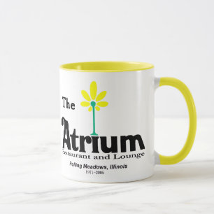 Das Atrium-Restaurant, rollende Wiesen, IL Tasse