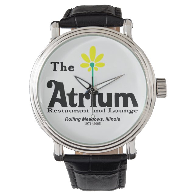 Das Atrium Restaurant, Wiesen, IL Armbanduhr (Vorderseite)